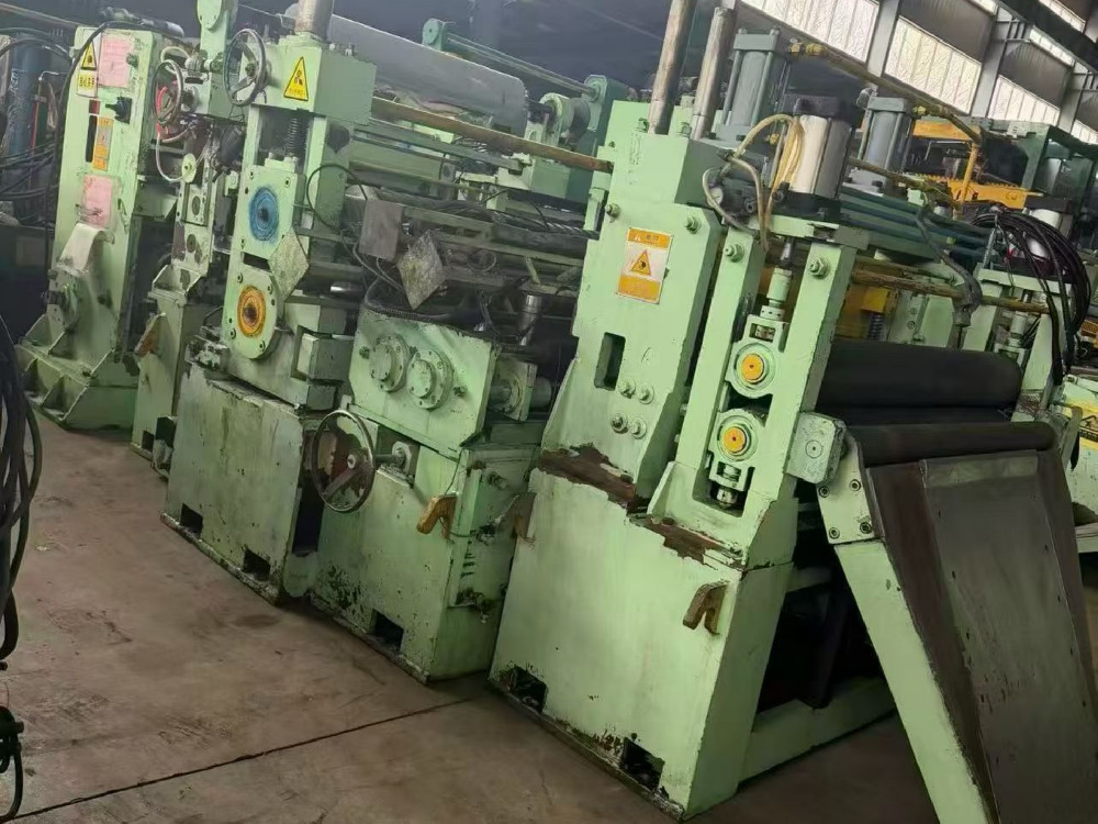 Used Shanghai Tengqi 0.2-2.0mm/1350mm 6-High 21-Roll Stainless Steel High Speed Leveling Line